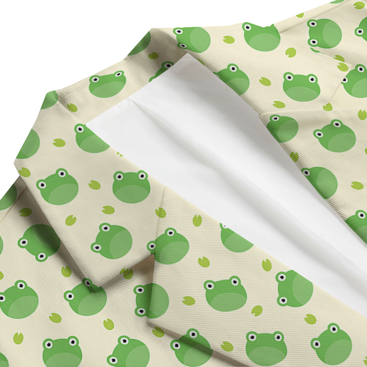 Frog Faces Print Pattern Men's Blazer-grizzshop