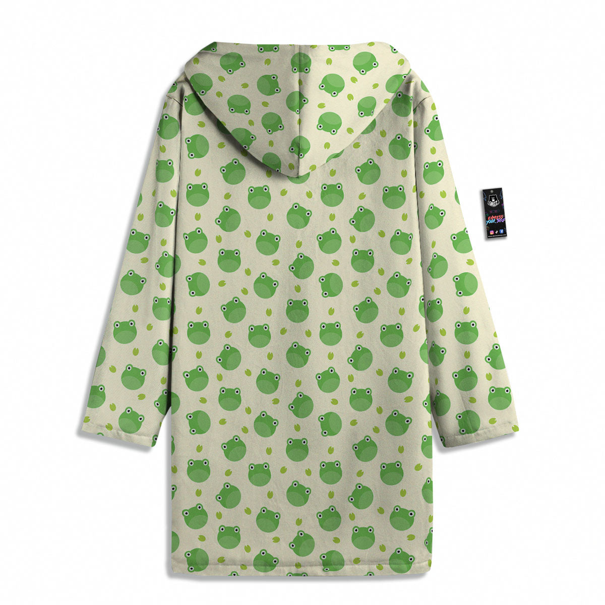 Frog Faces Print Pattern Men's Windbreaker Jacket-grizzshop