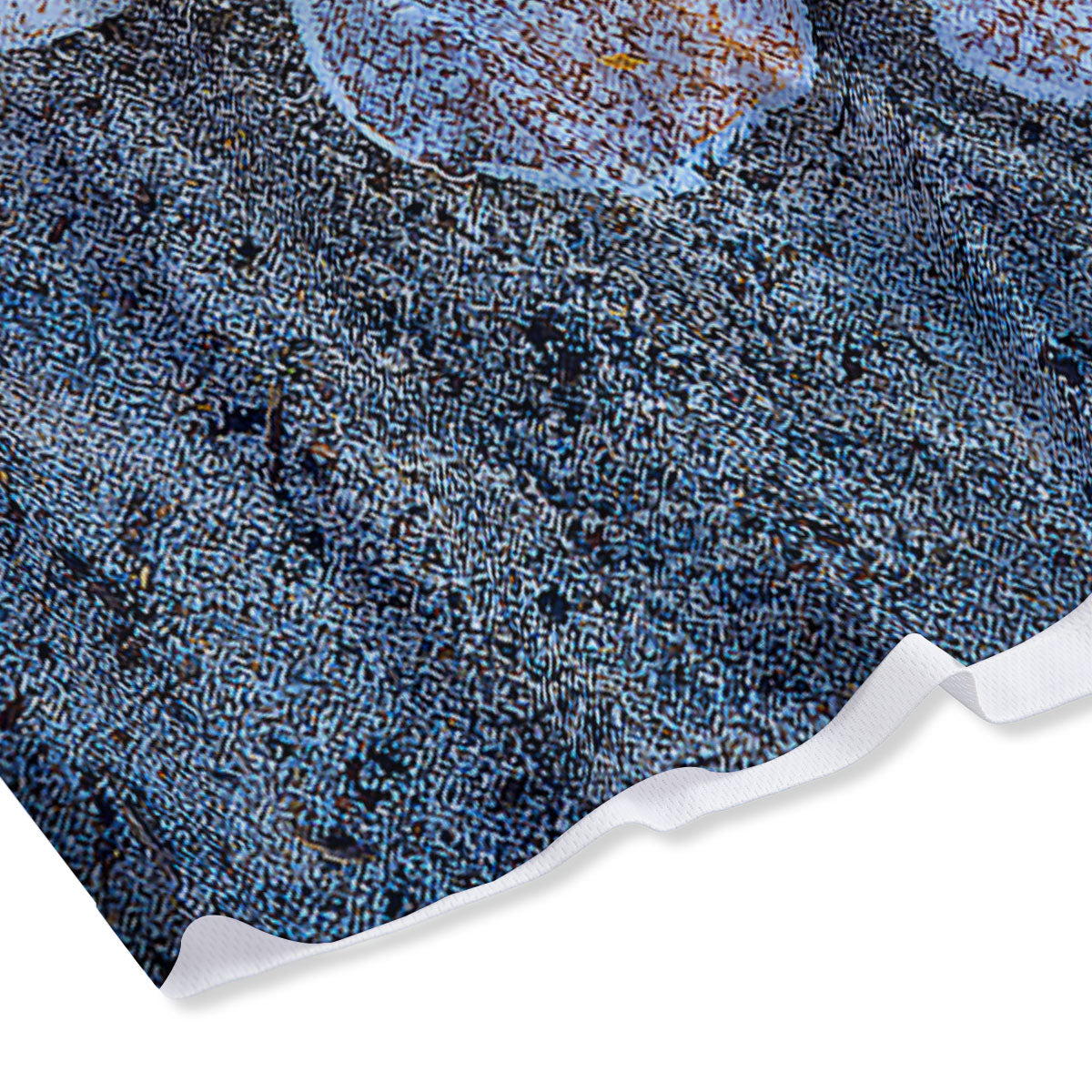 Frozen Leaf Oak Print Mesh Shorts