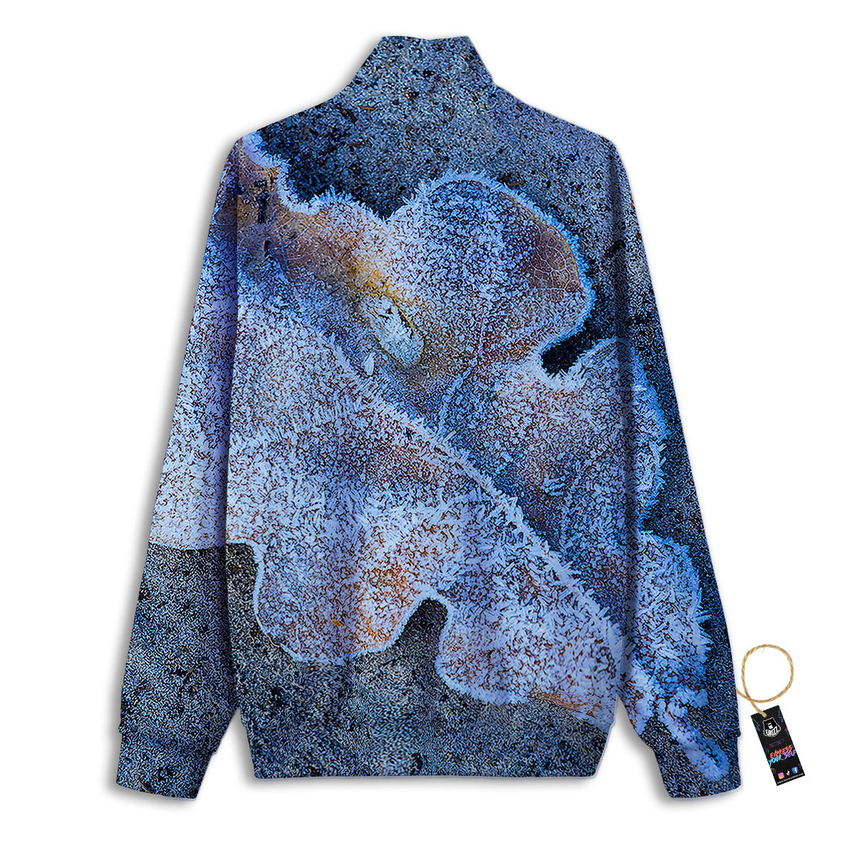 Frozen Leaf Oak Print Track Jacket-grizzshop