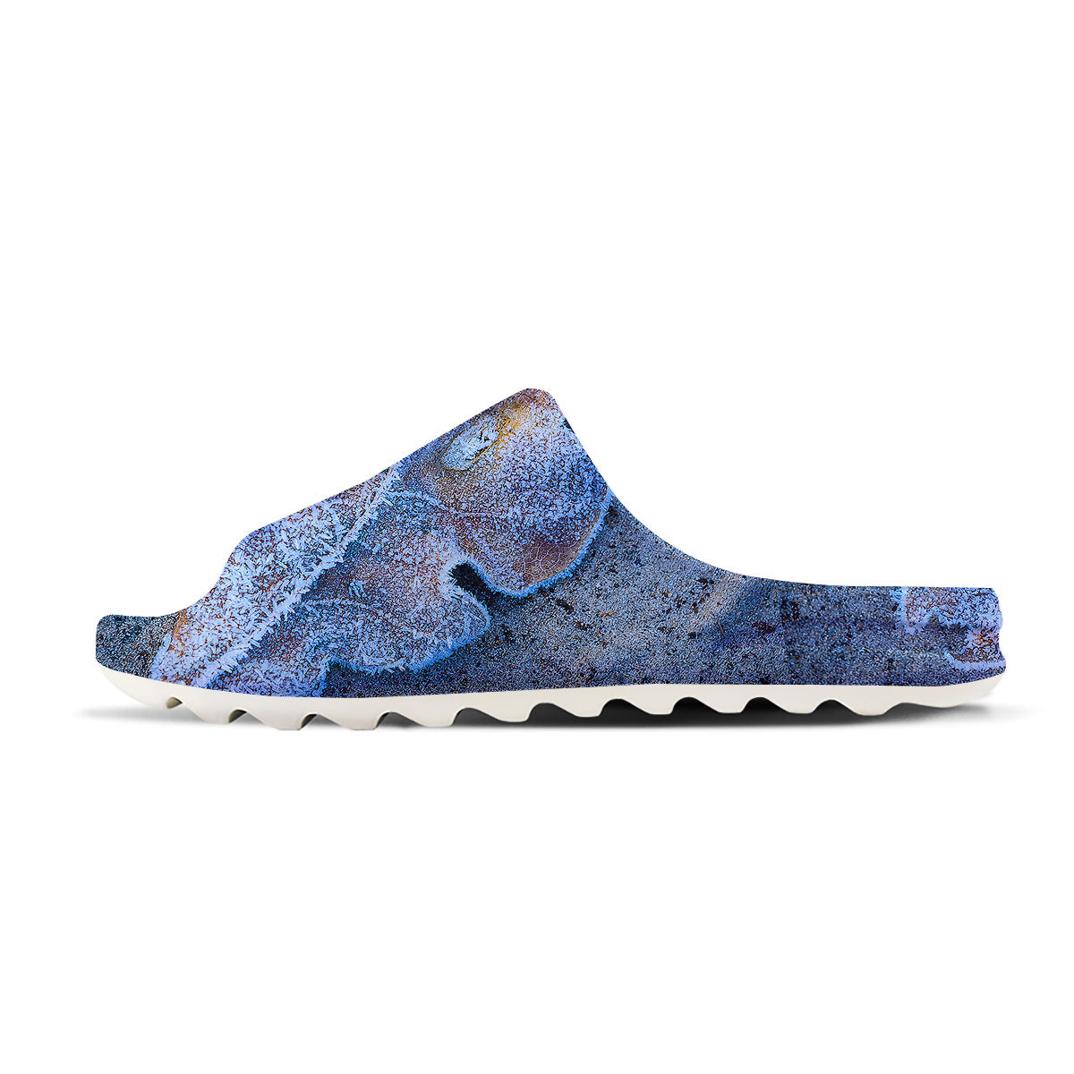 Frozen Leaf Oak Print Sandals-grizzshop