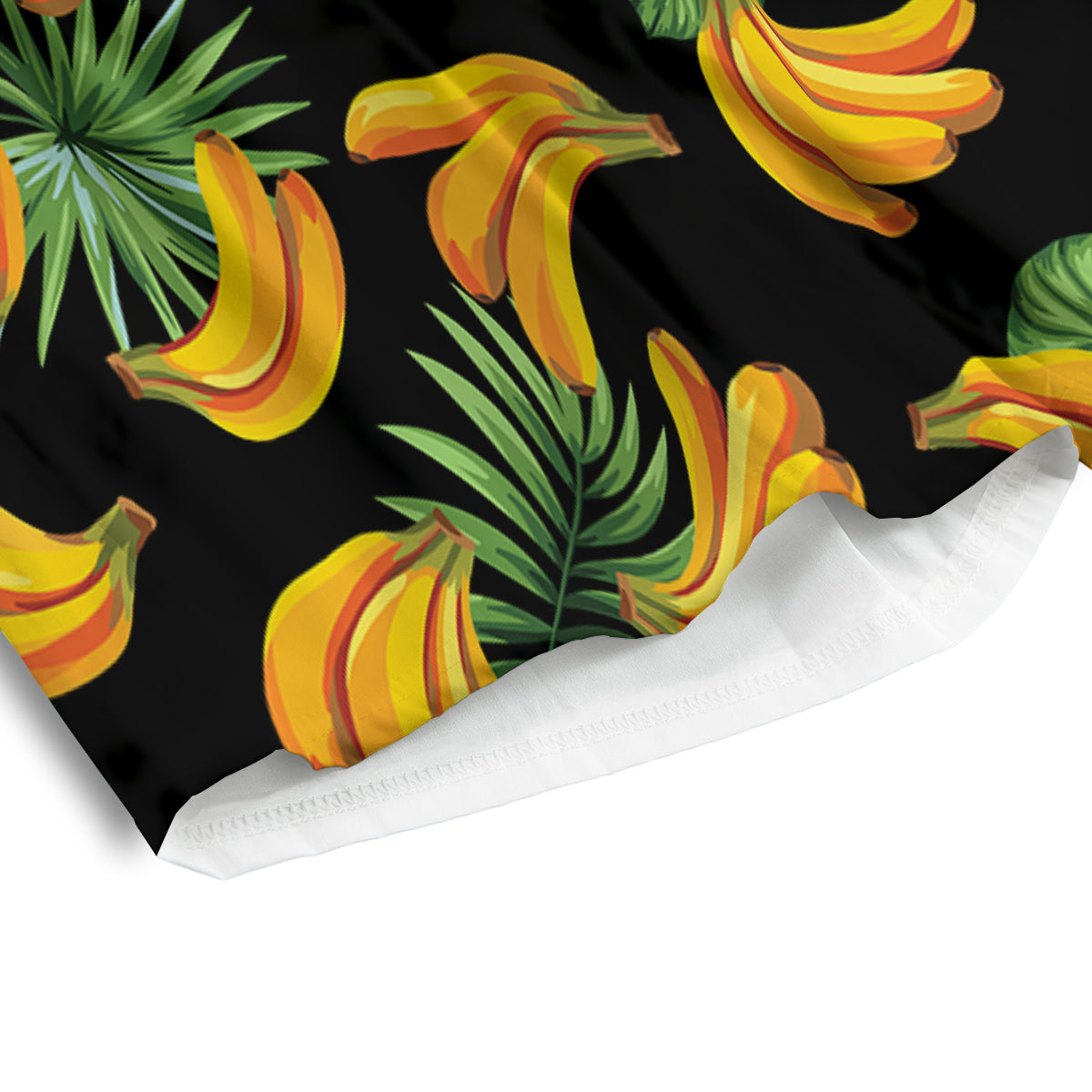 Fruit Banana Print Pattern Men's Athletic Shorts