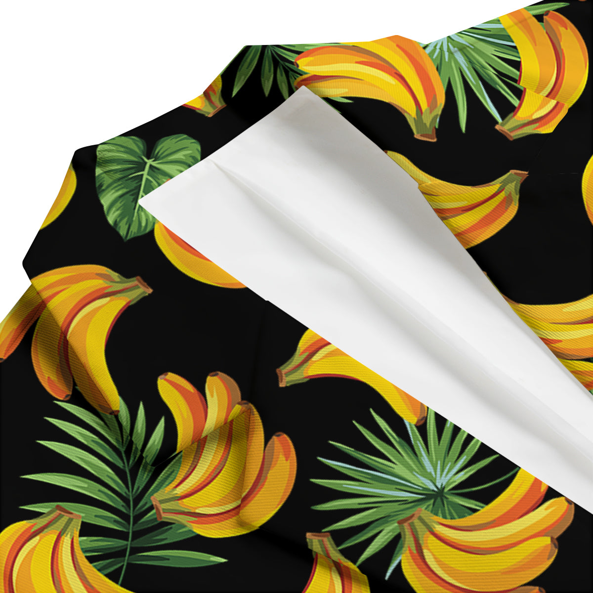 Fruit Banana Print Pattern Men's Blazer-grizzshop