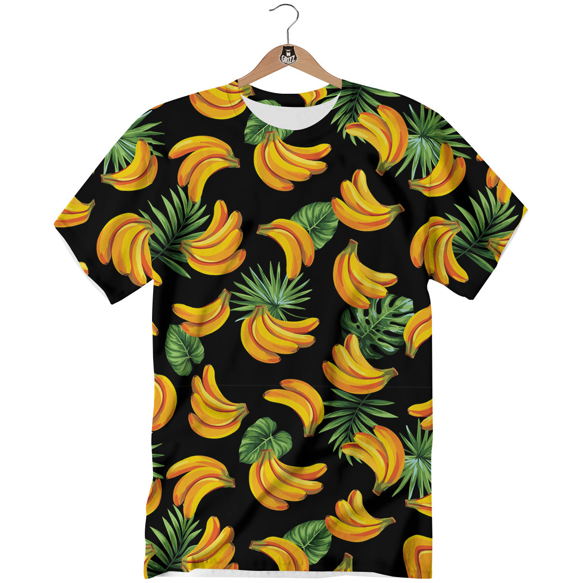 Fruit Banana Print Pattern T-Shirt-grizzshop