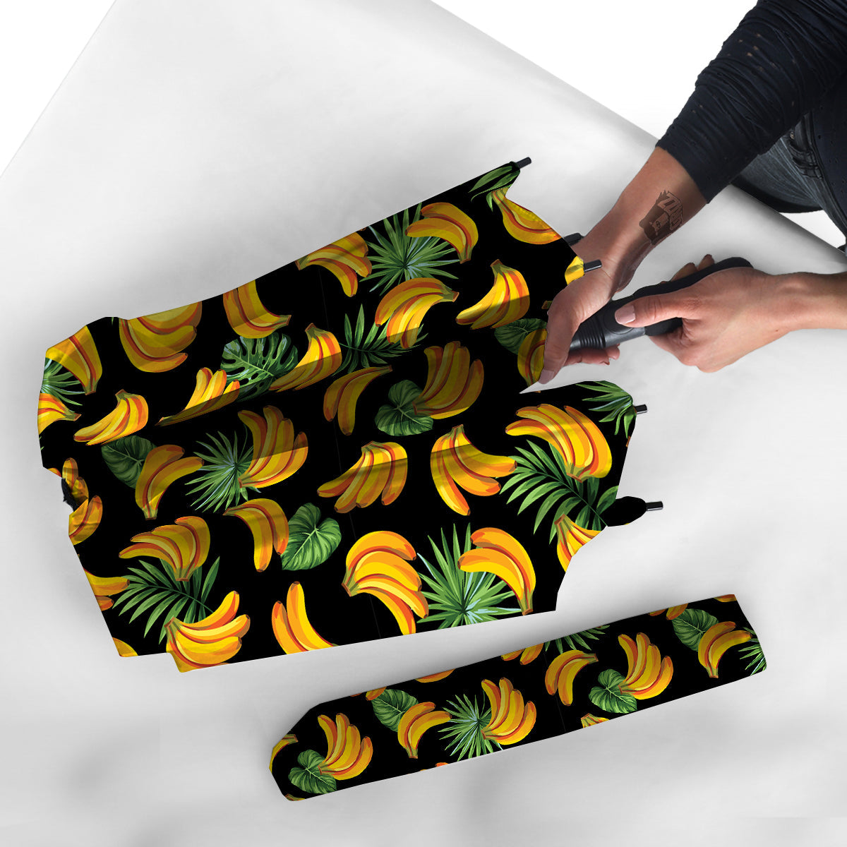 Fruit Banana Print Pattern Umbrella-grizzshop
