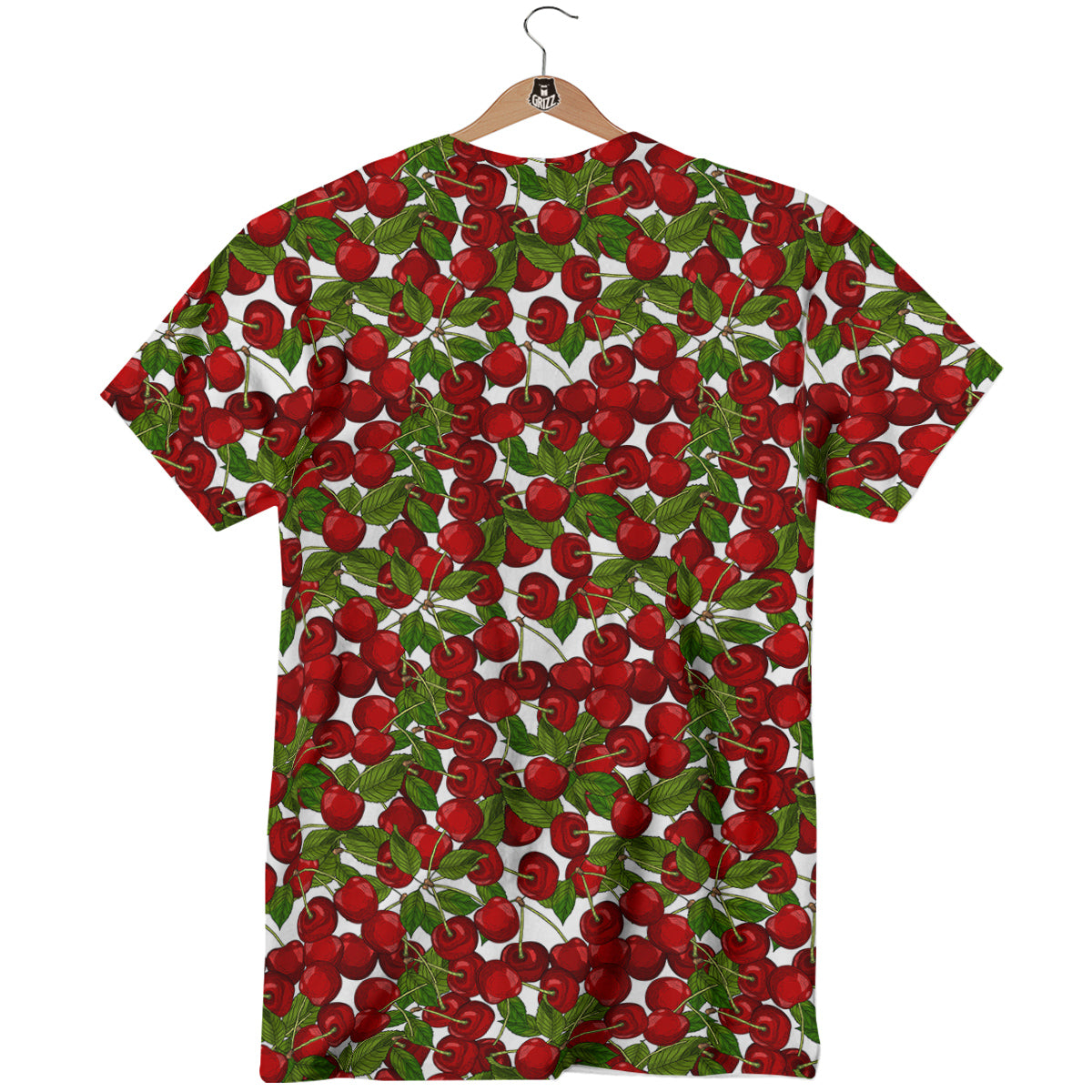 Fruit Cherry Print Pattern T-Shirt-grizzshop