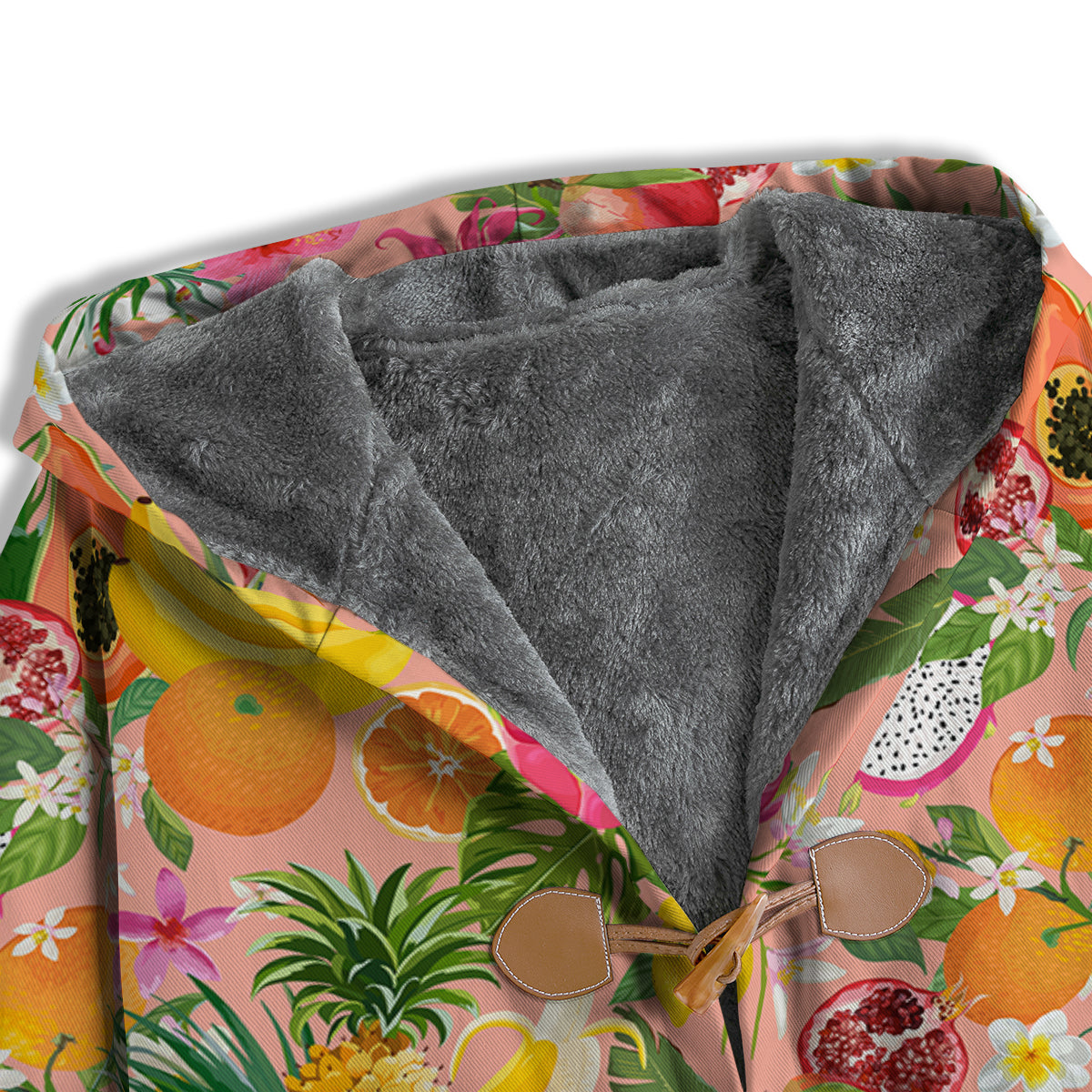 Fruit Leaf Tropical Print Pattern Men's Windbreaker Jacket-grizzshop