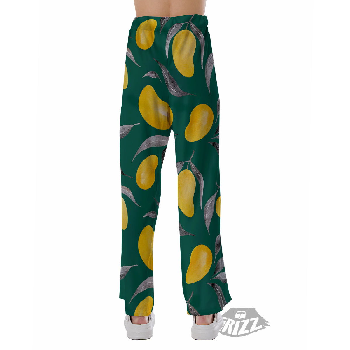 Fruit Mango Yellow Print Pattern Pajama Pants-grizzshop