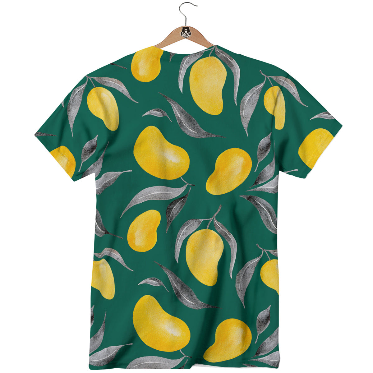 Fruit Mango Yellow Print Pattern T-Shirt-grizzshop