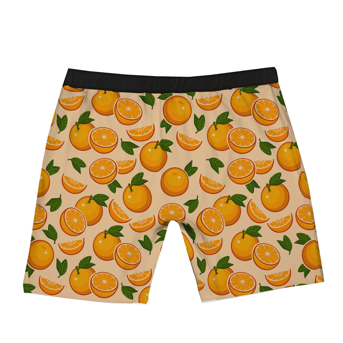 Fruit Orange Print Pattern Boxer Briefs-grizzshop