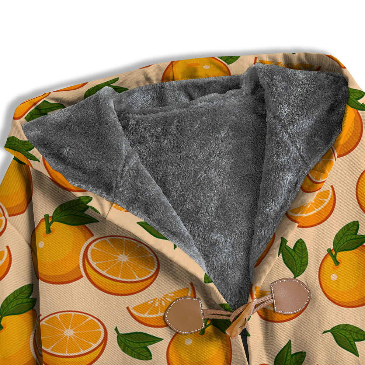 Fruit Orange Print Pattern Men's Windbreaker Jacket-grizzshop