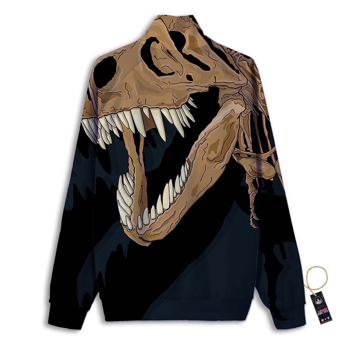 Fruit Red Apple Print Pattern Track Jacket-grizzshop
