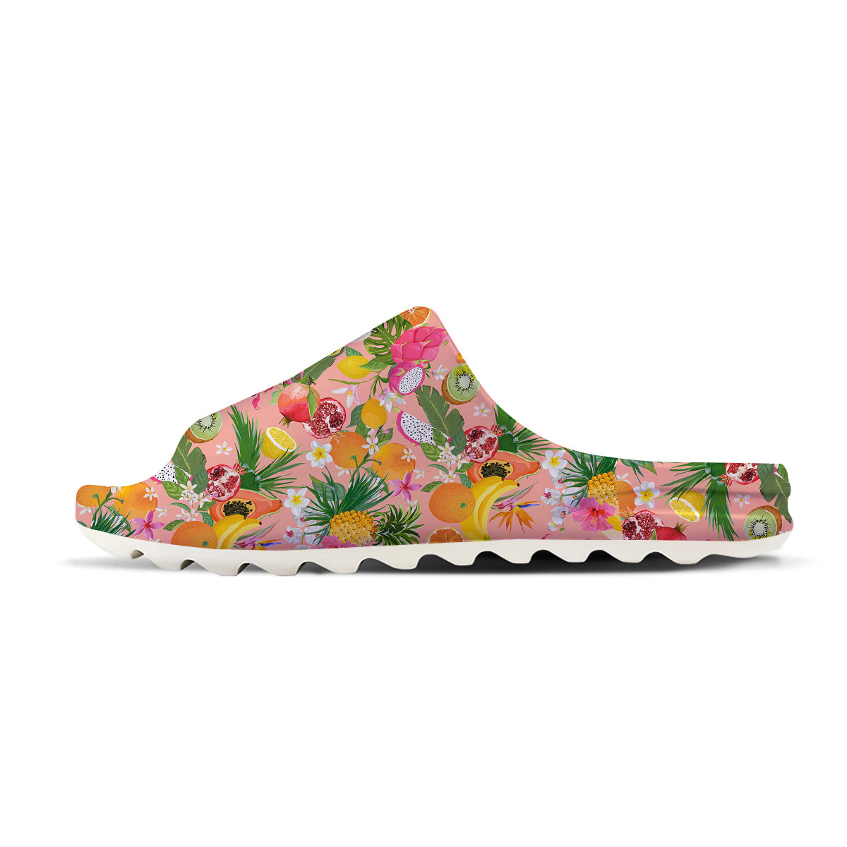 Fruit Leaf Tropical Print Pattern Sandals-grizzshop