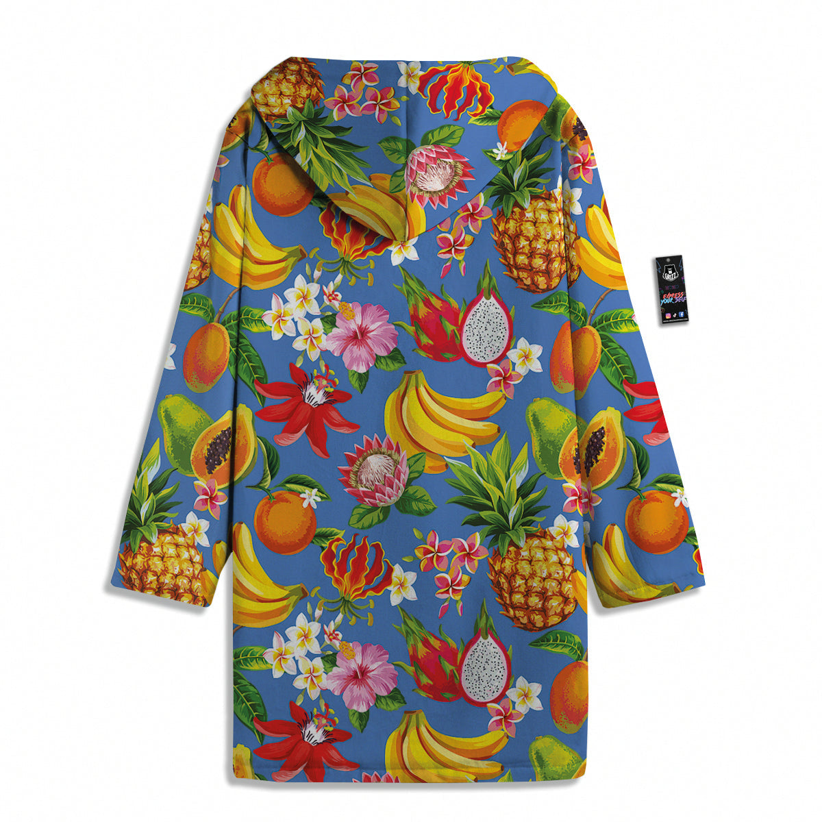 Fruits Aloha Tropical Print Pattern Men's Windbreaker Jacket-grizzshop