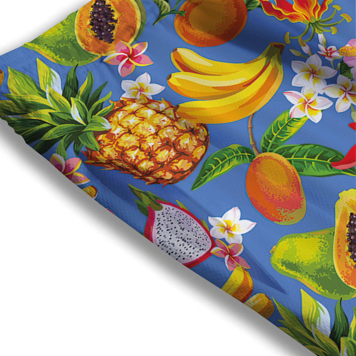 Fruits Aloha Tropical Print Pattern Mesh Shorts-grizzshop
