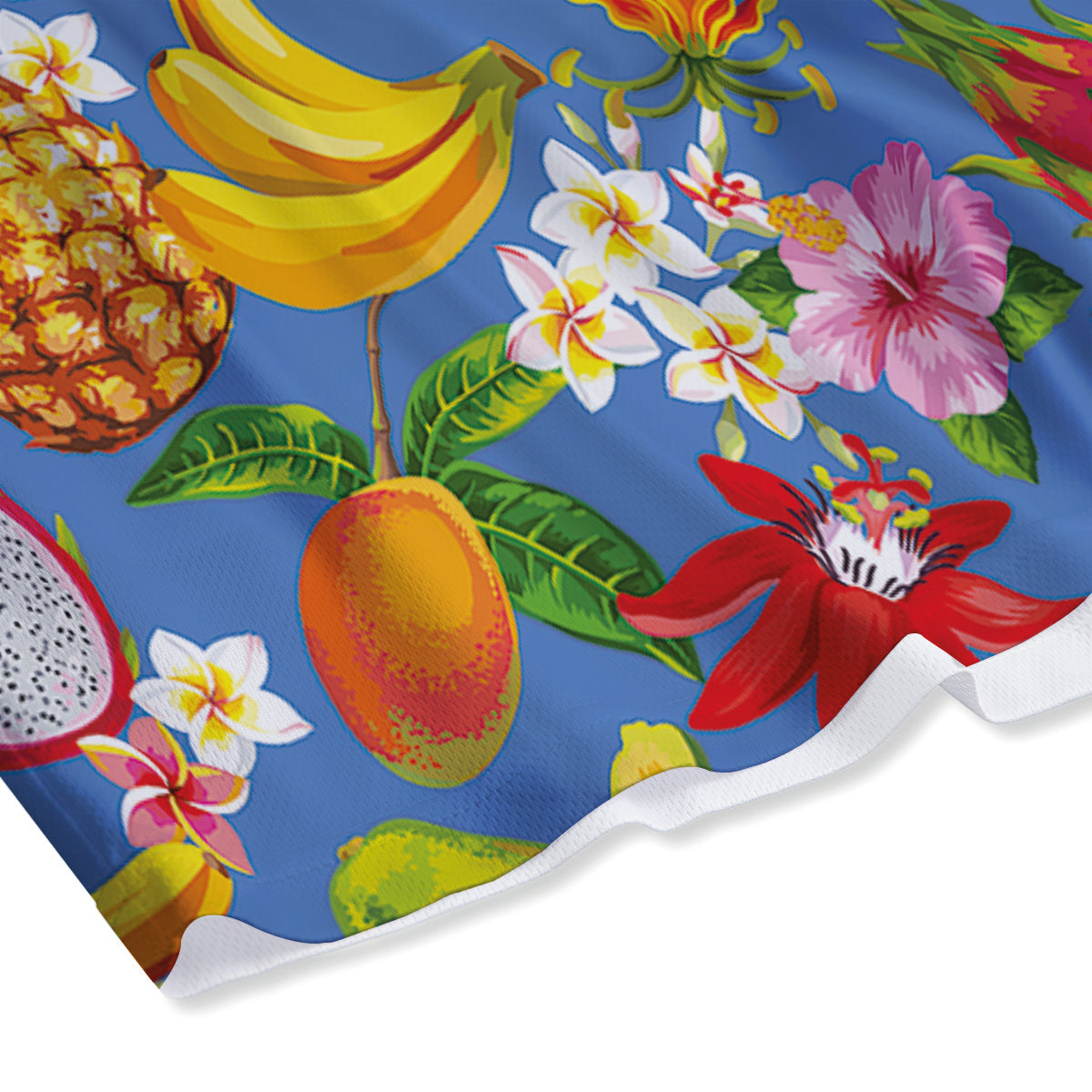 Fruits Aloha Tropical Print Pattern Mesh Shorts-grizzshop