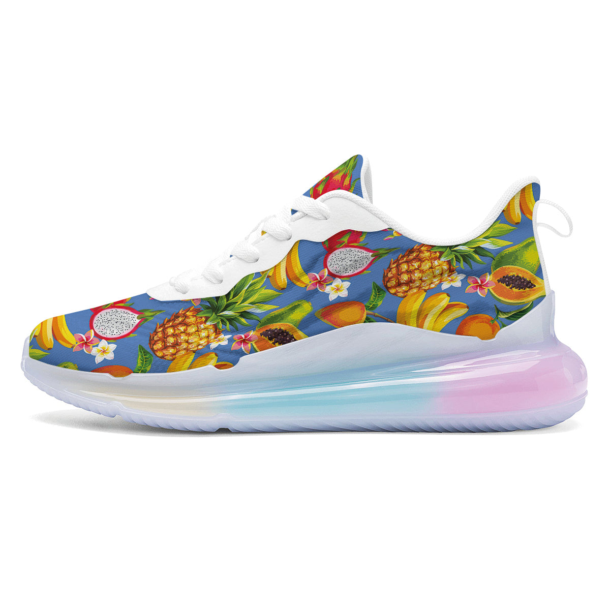 Fruits Aloha Tropical Print Pattern Running Sneakers-grizzshop