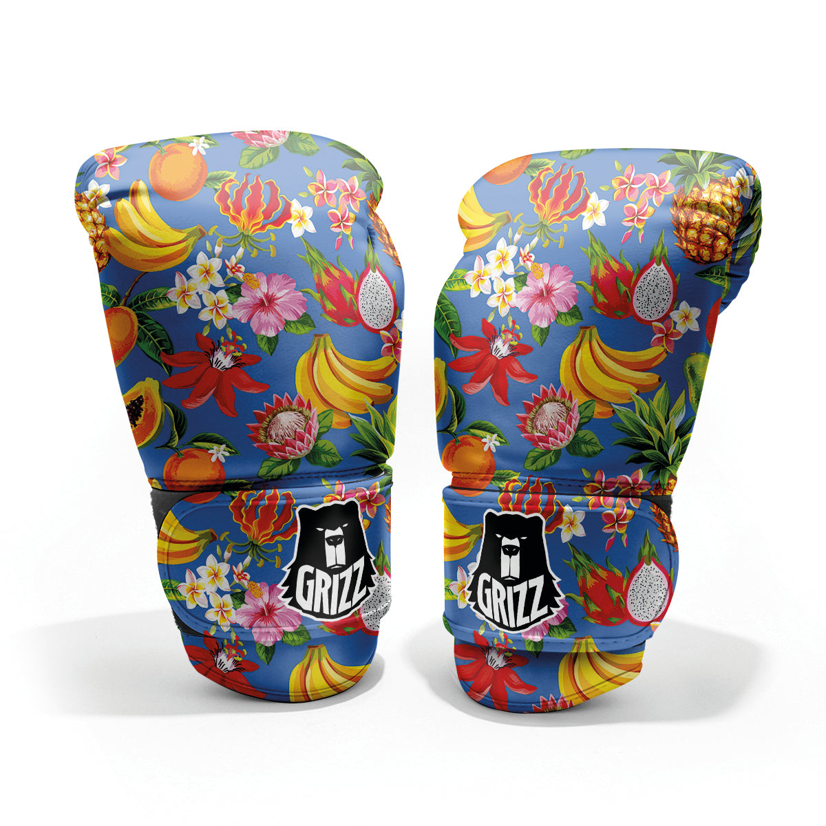 Fruits Aloha Tropical Print Pattern Sparring Gloves-grizzshop