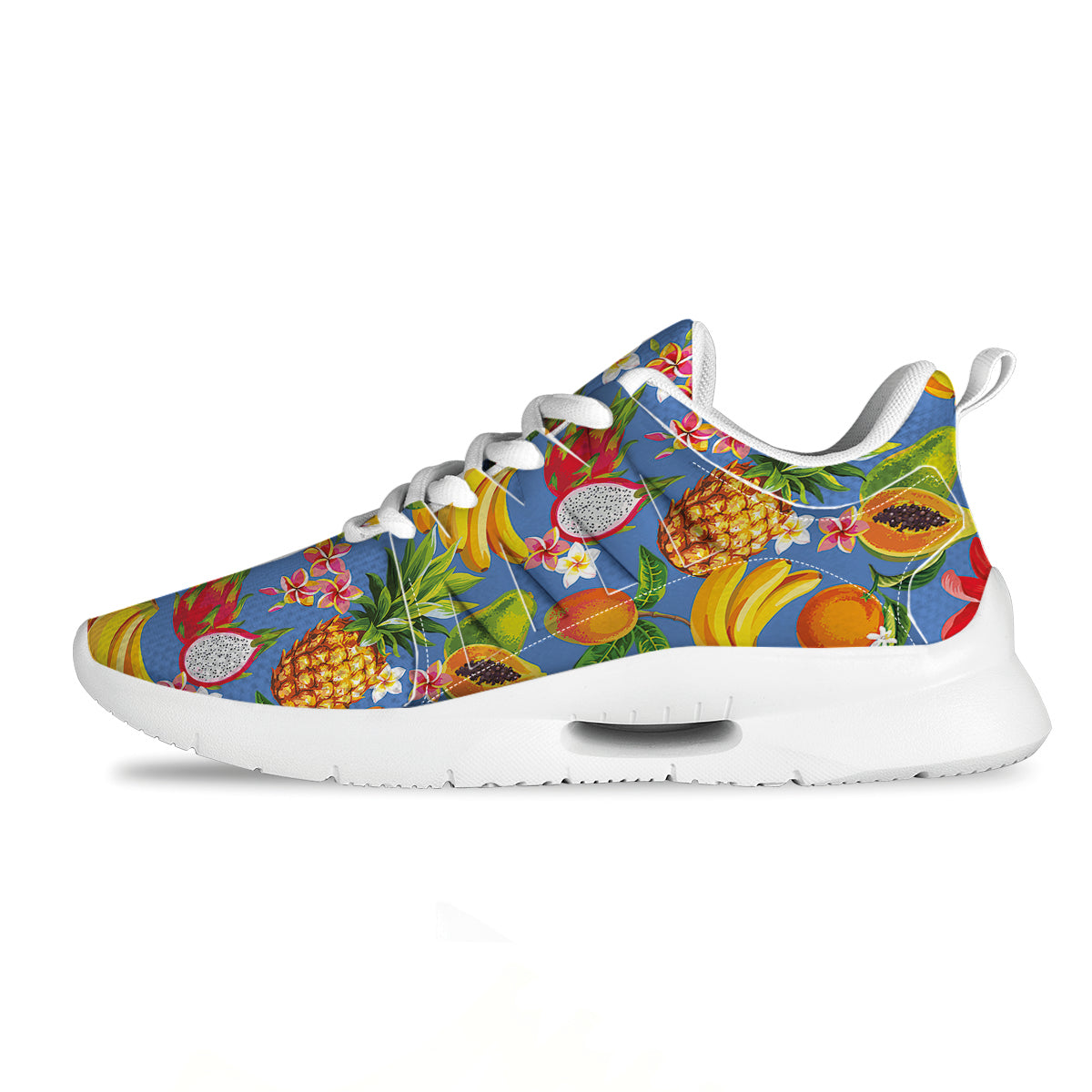 Fruits Aloha Tropical Print Pattern Tennis Shoes-grizzshop