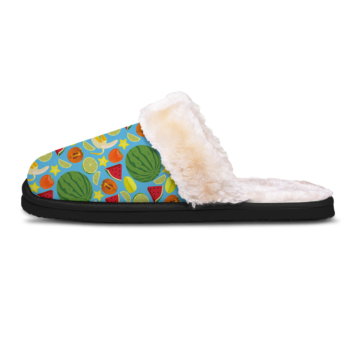 Fruits Depicting Print Pattern Slippers-grizzshop