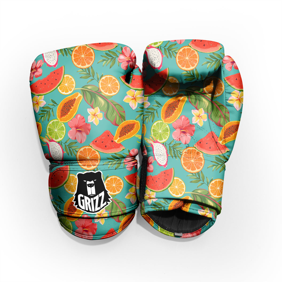 Fruits Tropical Paradise Print Pattern Sparring Gloves-grizzshop