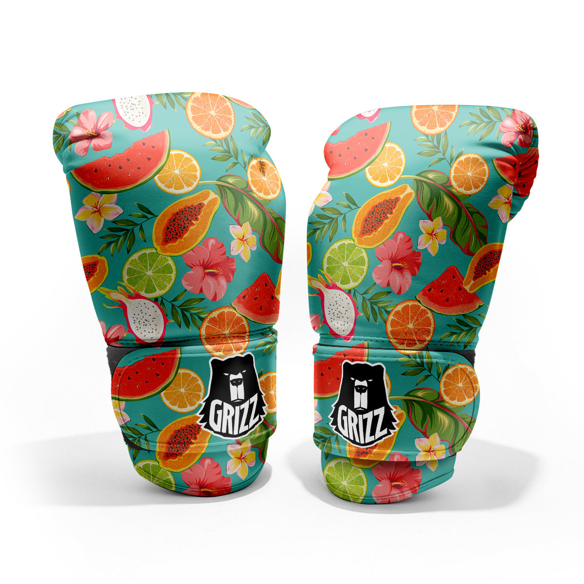 Fruits Tropical Paradise Print Pattern Sparring Gloves-grizzshop
