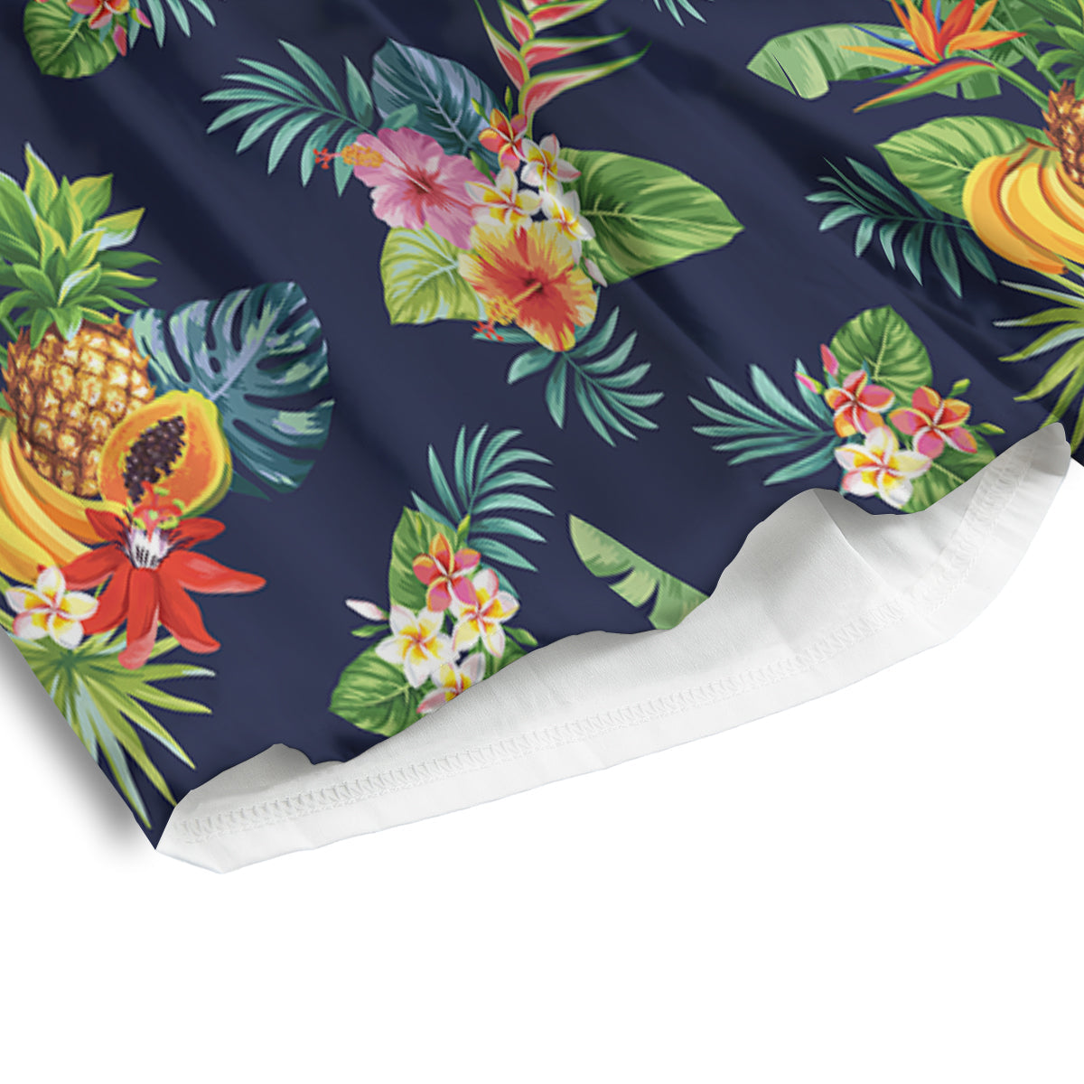 Fruits Tropical Vintage Print Pattern Men's Athletic Shorts-grizzshop