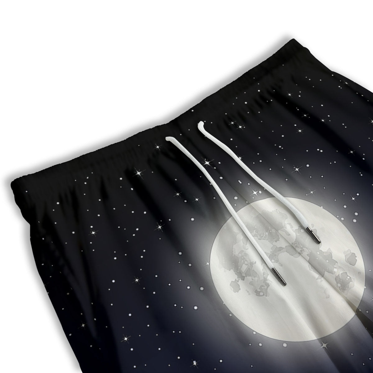 Green Natural Leaf Print Men's Athletic Shorts