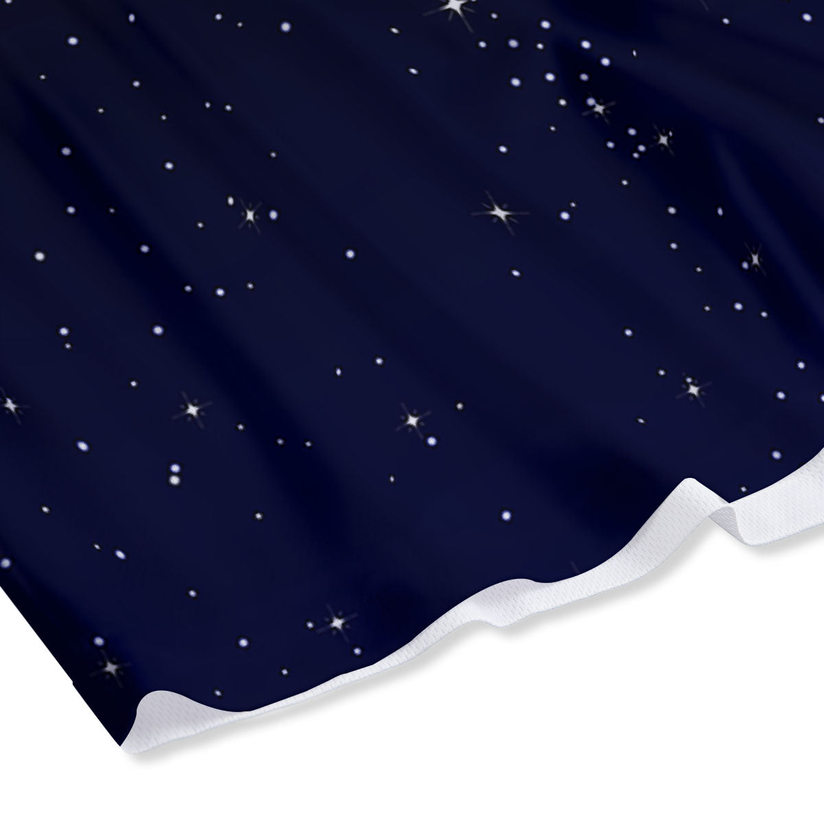 Full Moon And Night Stars Print Mesh Shorts