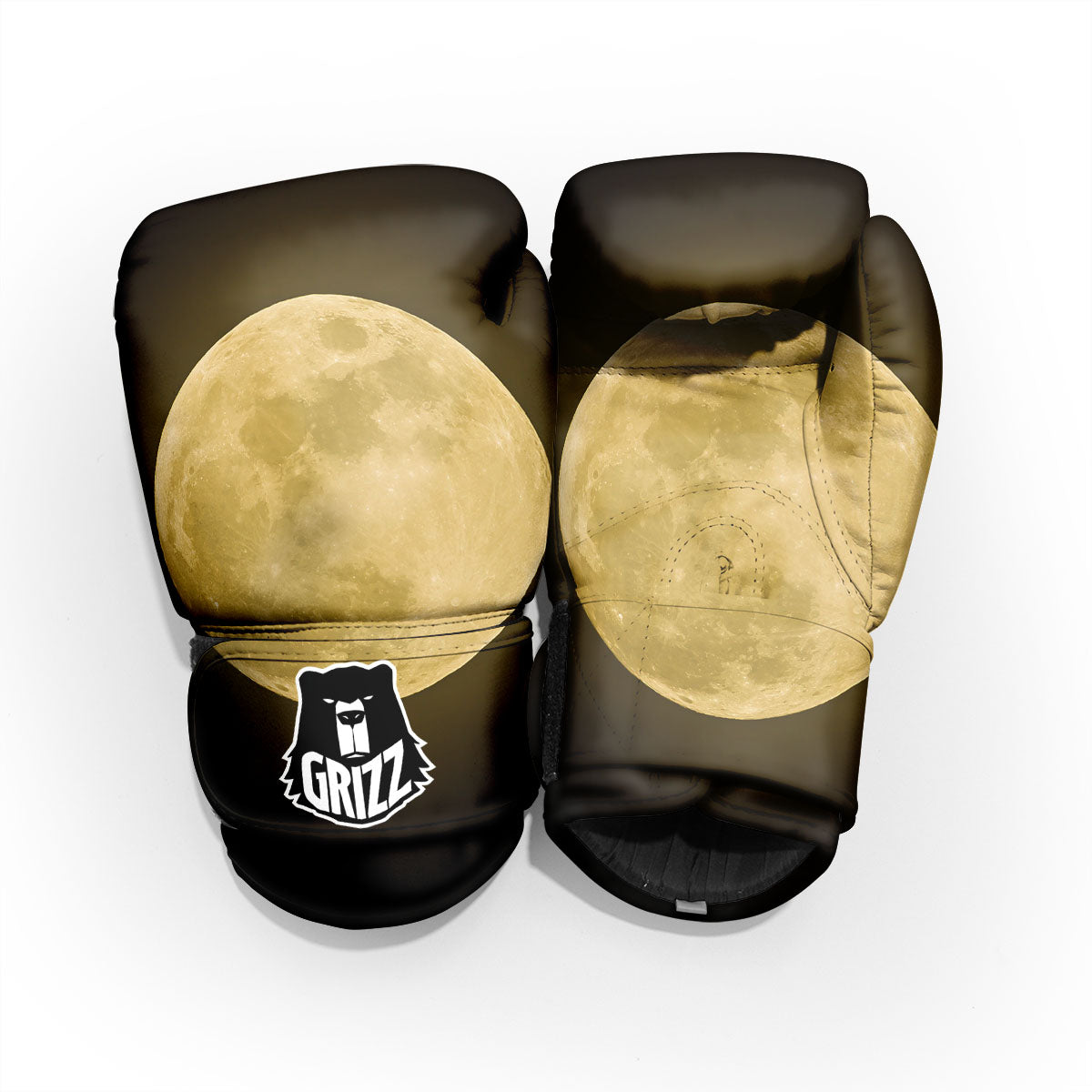 Full Moon Night Sky Print Pro Boxing Glove