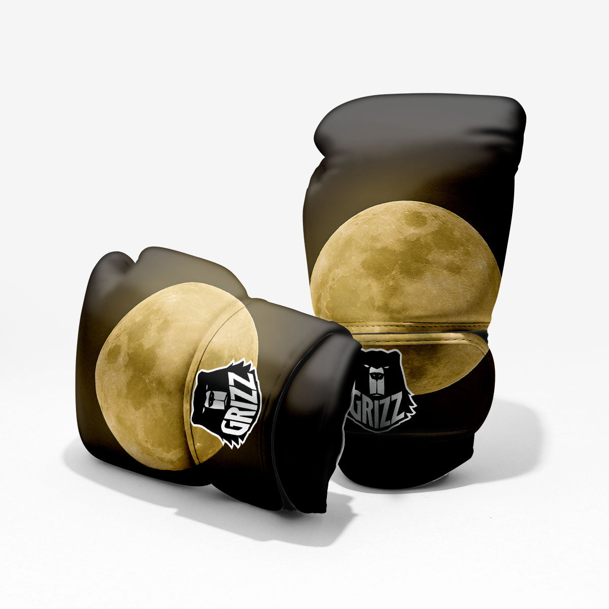Full Moon Night Sky Print Pro Boxing Glove
