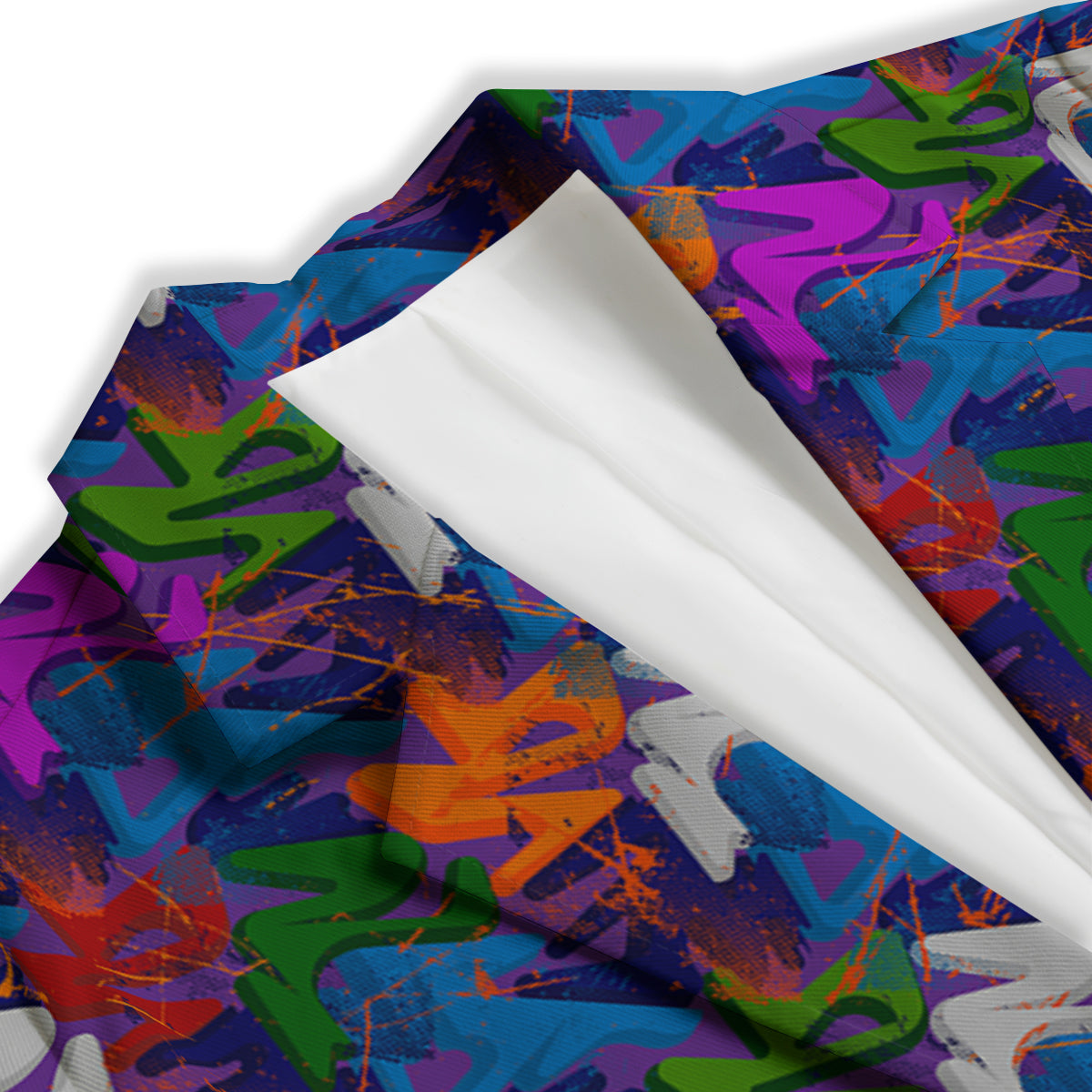 Funky Abstract Print Pattern Women's Blazer-grizzshop