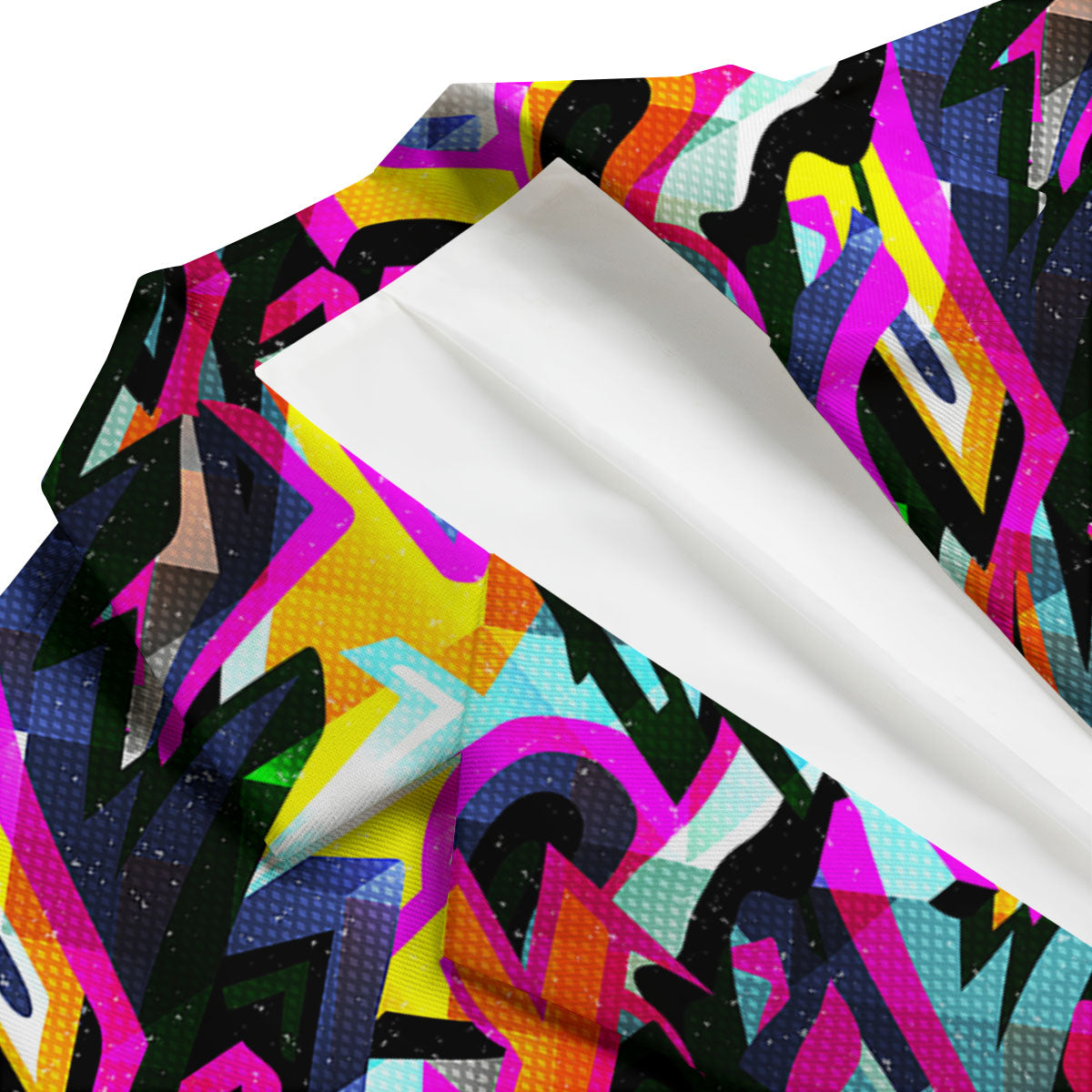 Funky Psychedelic Print Pattern Men's Blazer-grizzshop