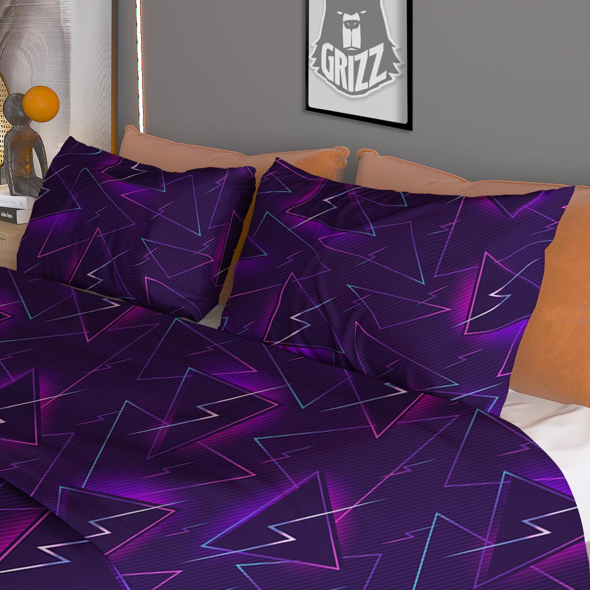 Fractal Steampunk Print Duvet Cover Bedding Set