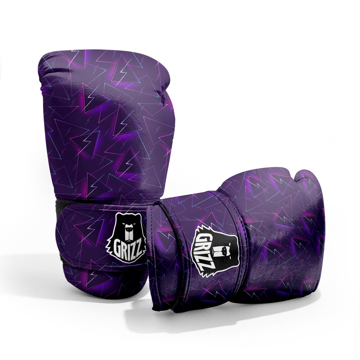 Funky Retro Print Pattern Sparring Gloves-grizzshop