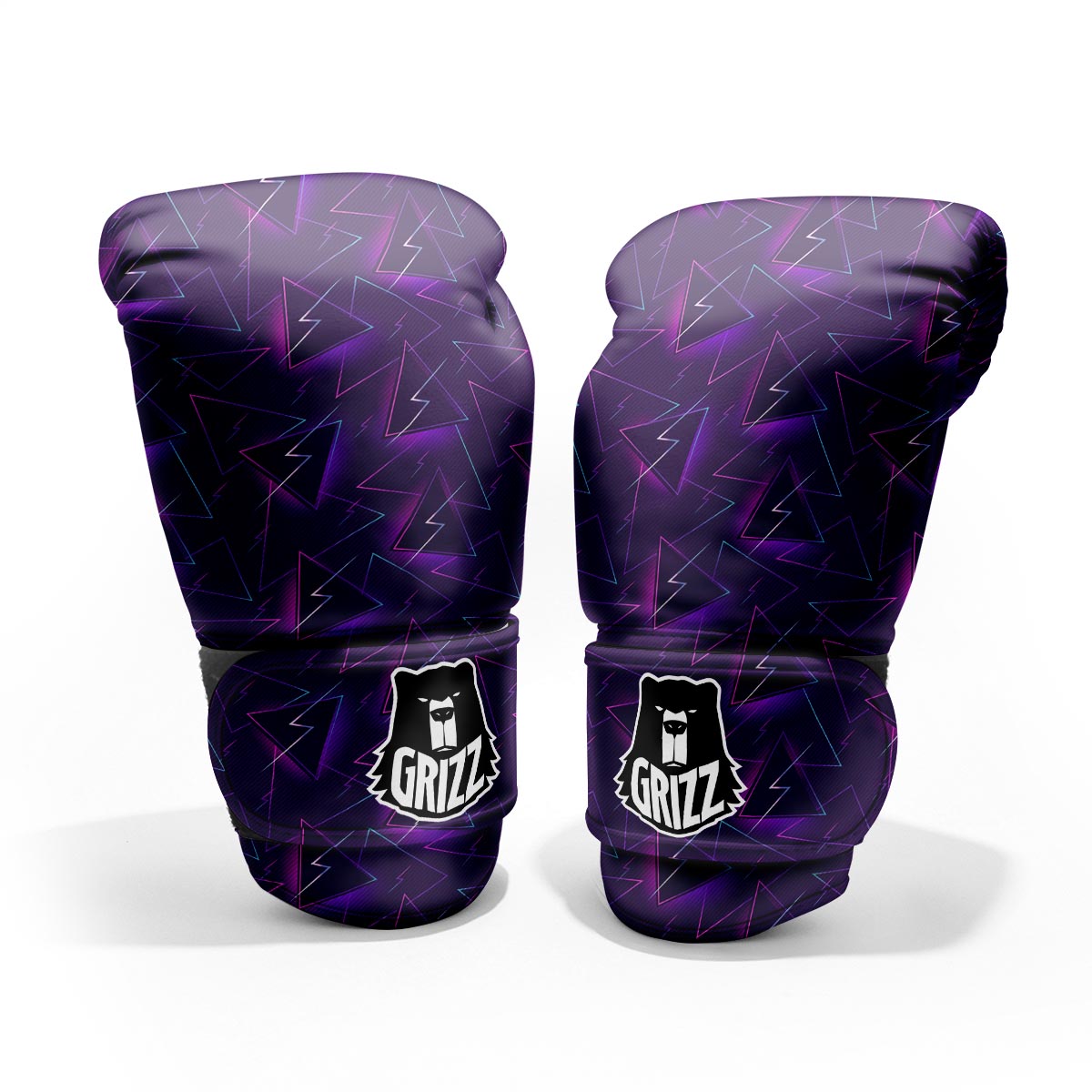 Funky Retro Print Pattern Sparring Gloves-grizzshop