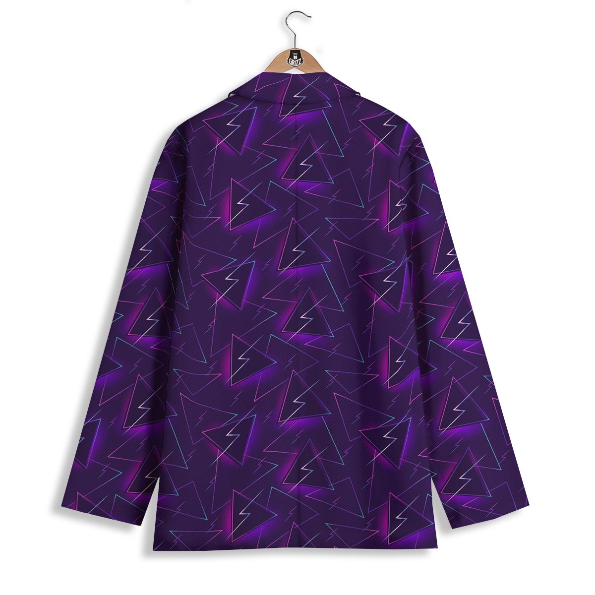 Funky Retro Print Pattern Women's Blazer-grizzshop