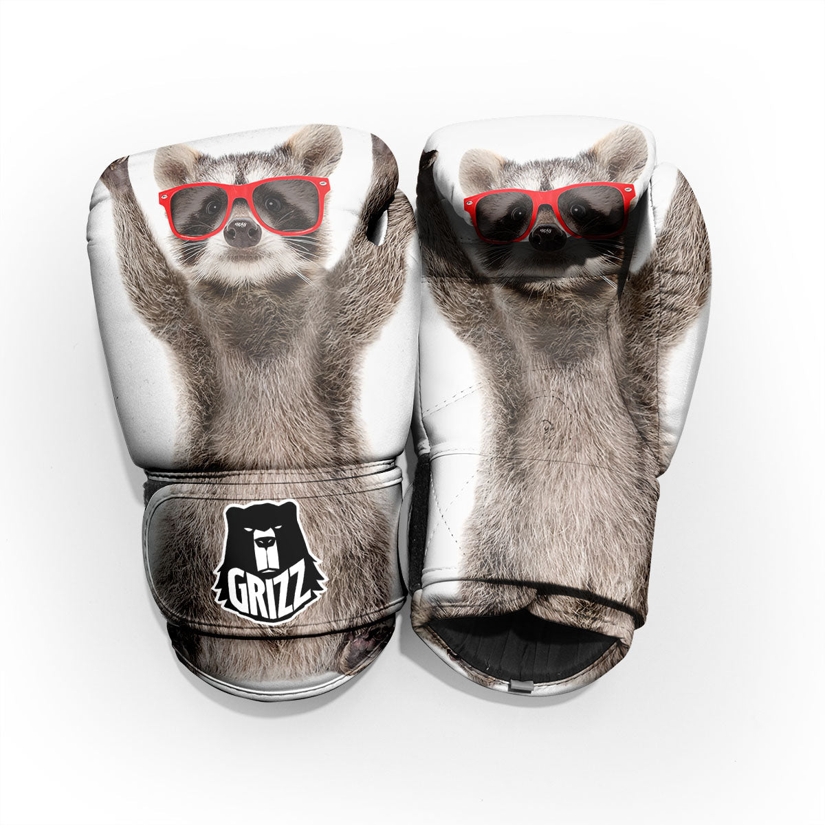 Funny Raccoon Print Pro Boxing Glove
