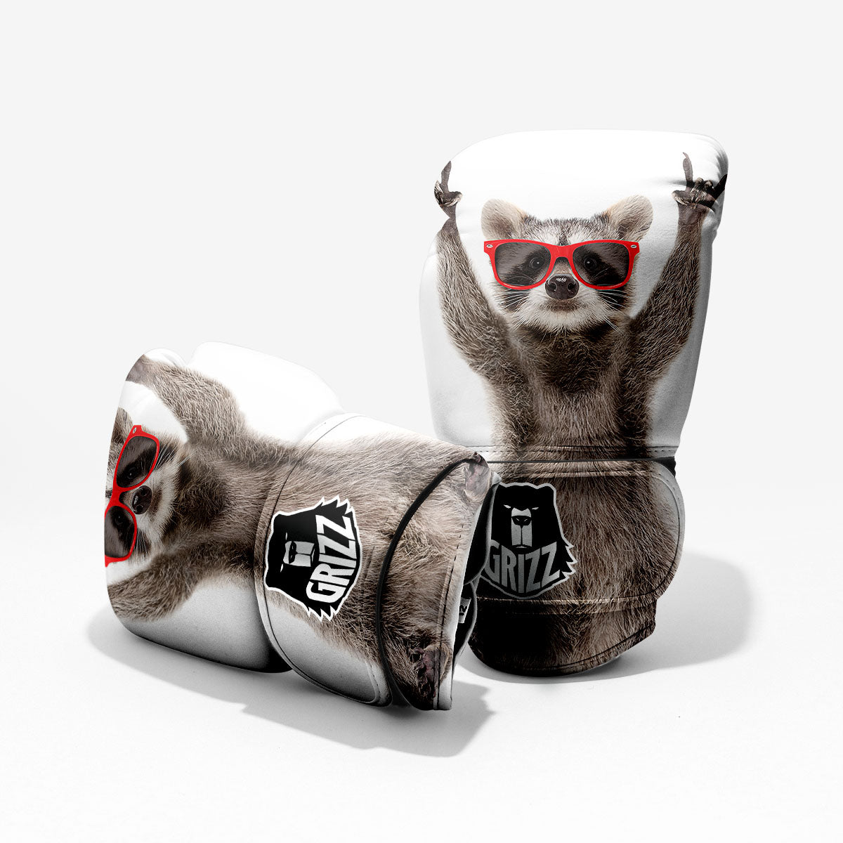 Funny Raccoon Print Pro Boxing Glove