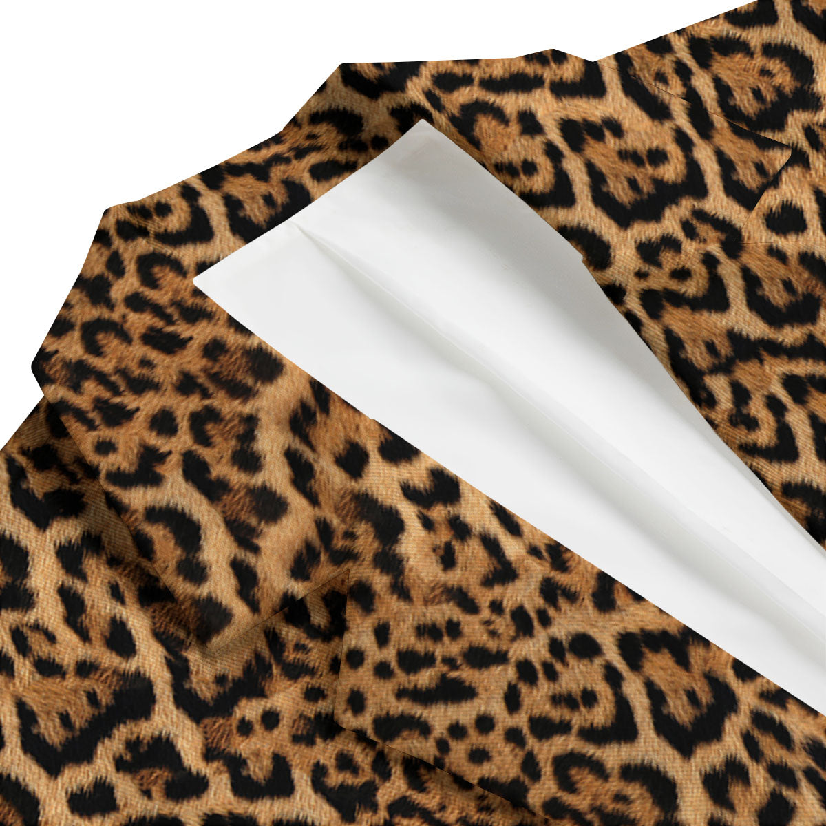 Fur Jaguar Print Pattern Men's Blazer-grizzshop