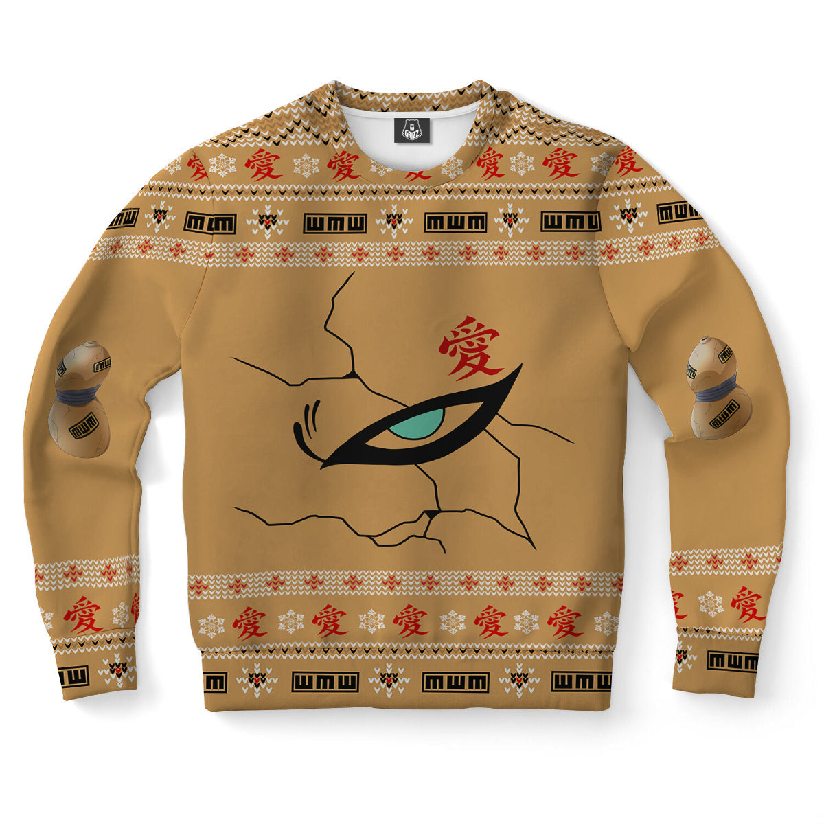 Gaara Ugly Christmas Sweater-grizzshop