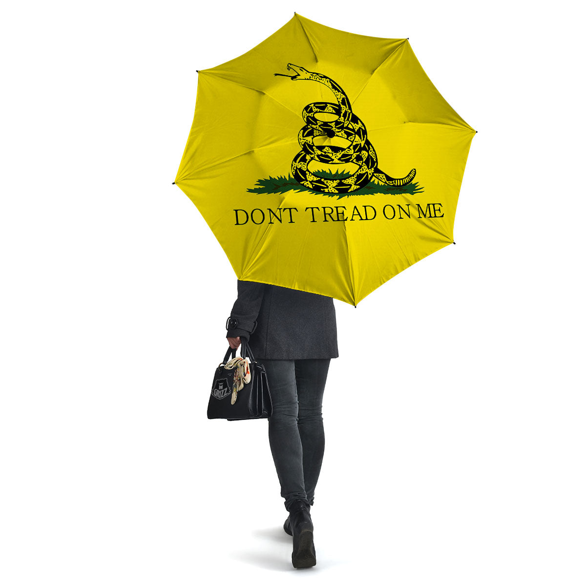 Gadsden Flag Don't Tread On Me Print Umbrella-grizzshop