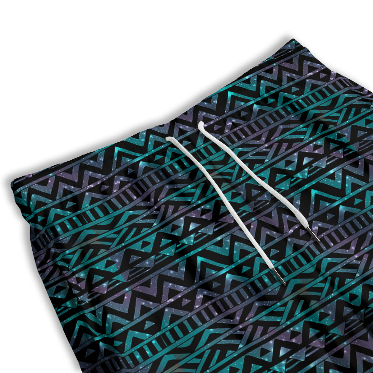 Galaxy Aztec Tribal Print Pattern Men's Athletic Shorts