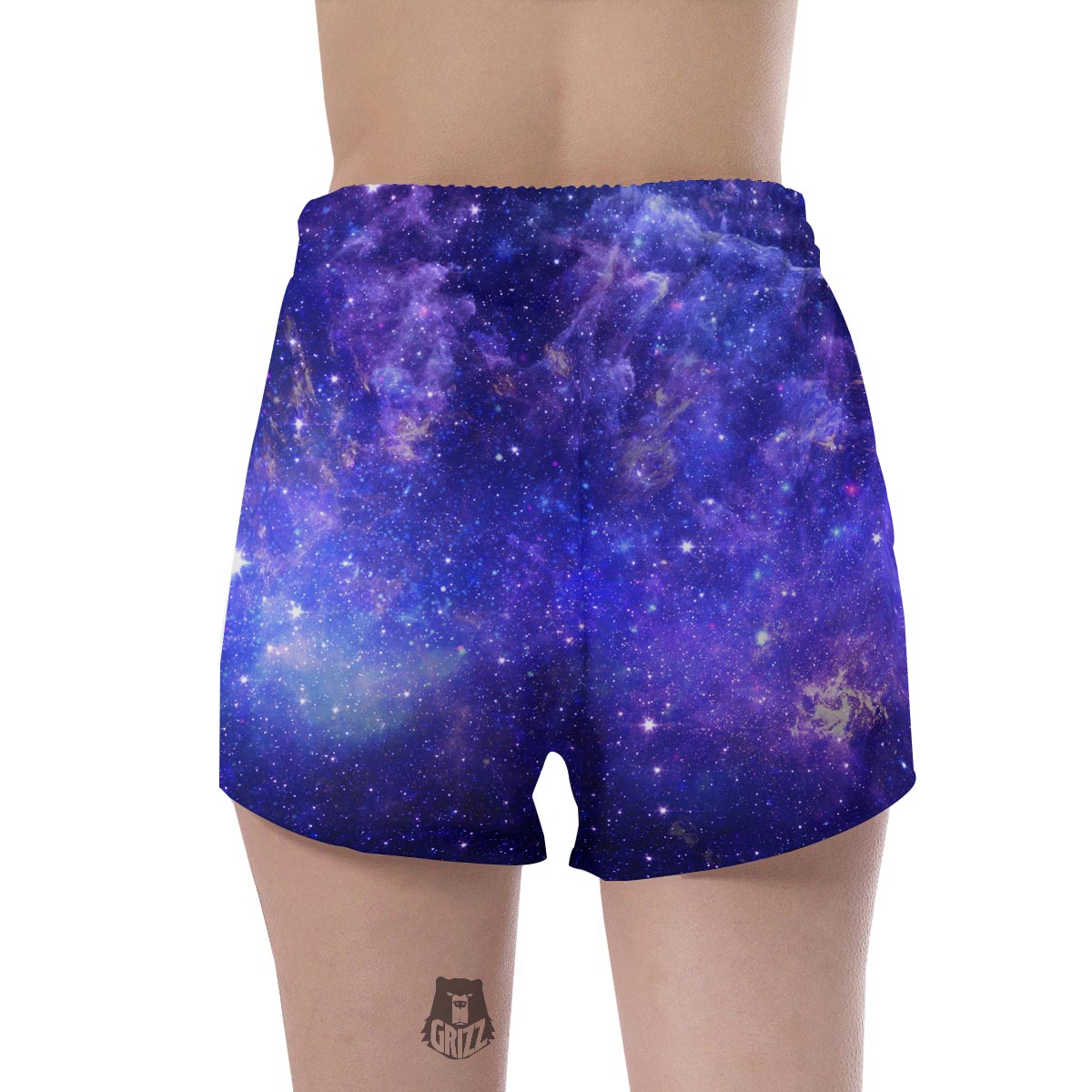 Galaxy Blue Space Women's Shorts-grizzshop