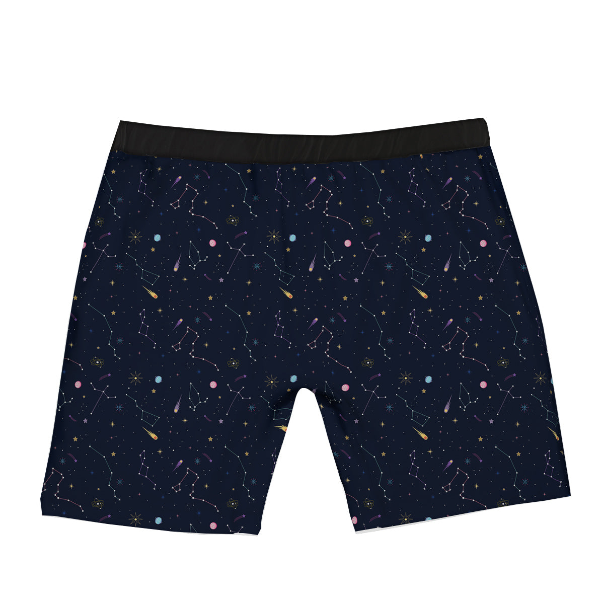 Galaxy Constellation Print Pattern Boxer Briefs-grizzshop