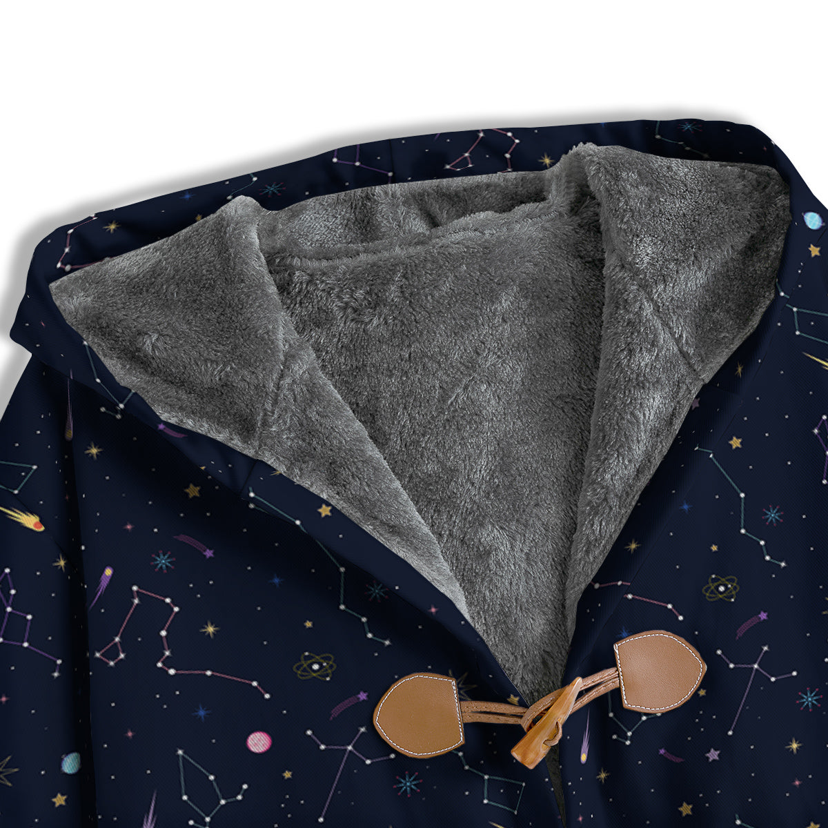 Galaxy Constellation Print Pattern Men's Windbreaker Jacket-grizzshop