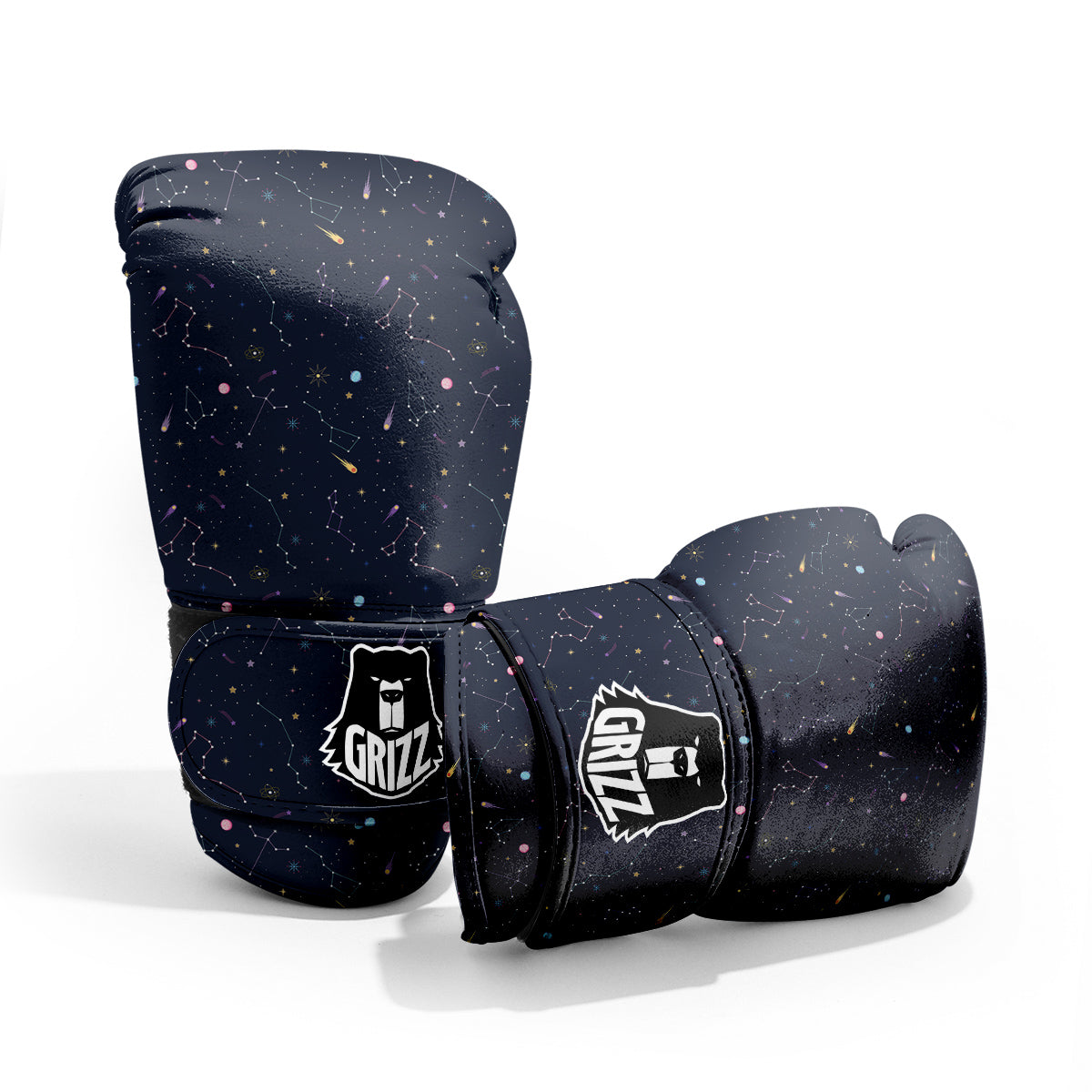Galaxy Constellation Print Pattern Pro Boxing Glove