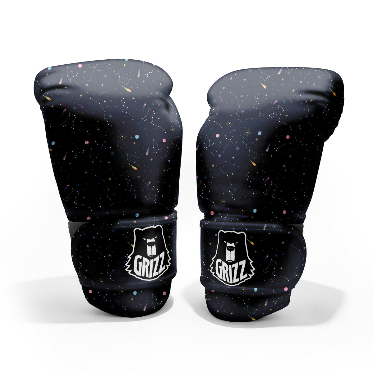 Galaxy Constellation Print Pattern Pro Boxing Glove