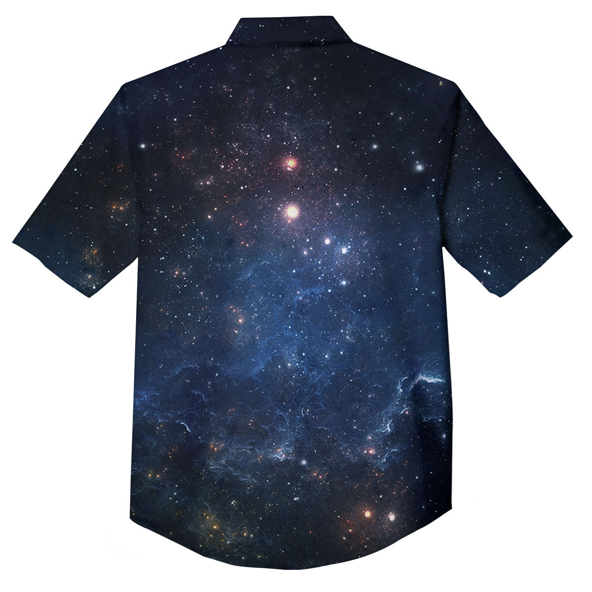 Galaxy Deep Space Dark Universe Print Button Up Shirt-grizzshop