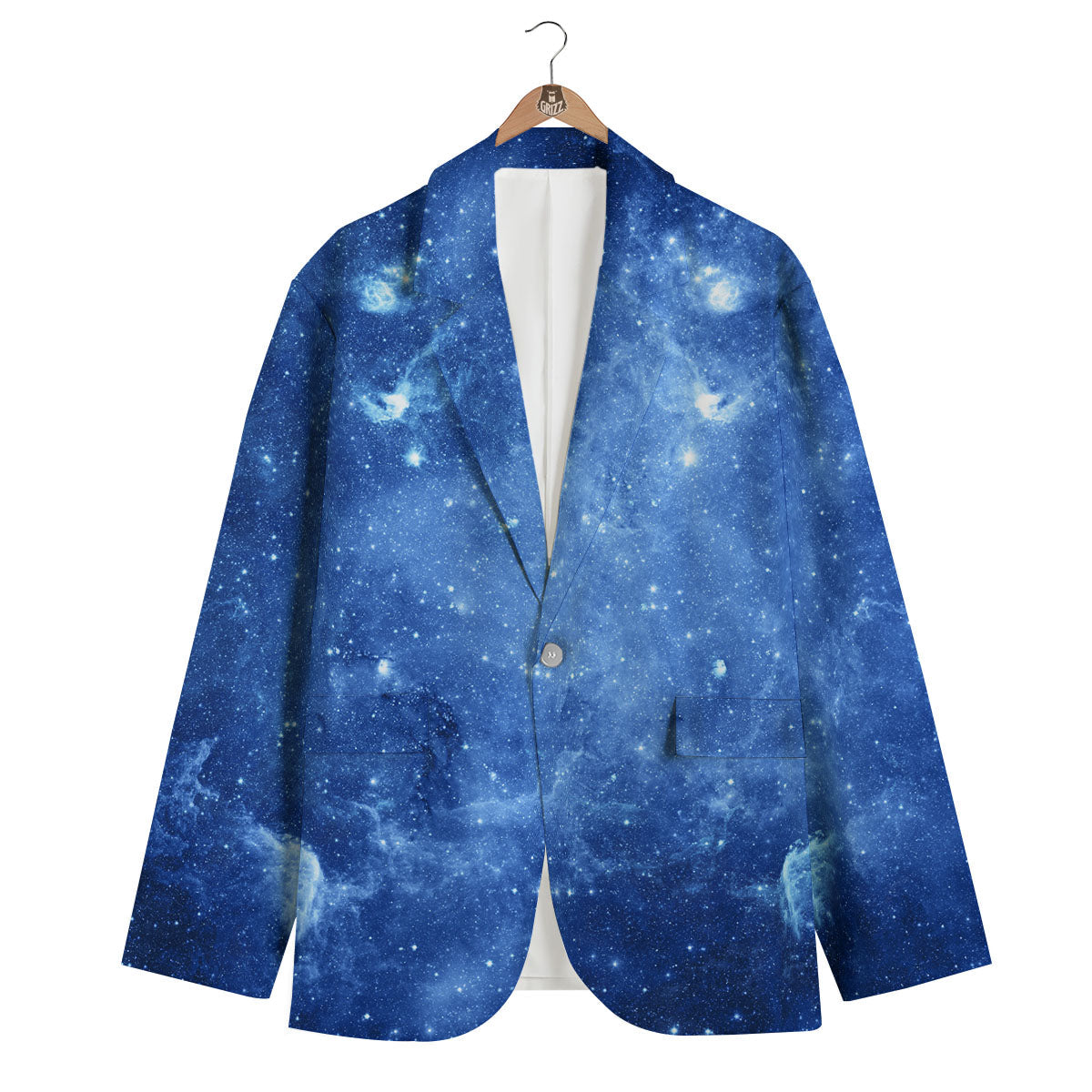 Galaxy Deep Space Nebula Universe Print Men's Blazer-grizzshop